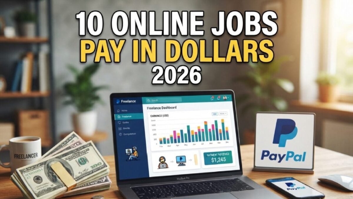 10 Online Jobs That Pay in Dollars 2026: Earn From Home via PayPal