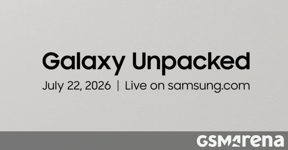 Samsung Unpacked Set for July 22: Fold8, Fold8 Ultra, Flip8