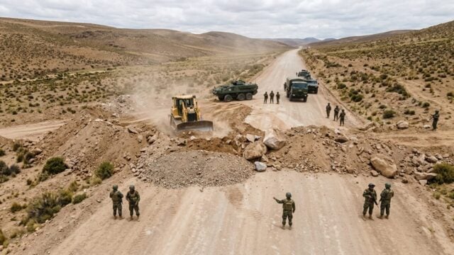 News illustration for Bolivia Military Emergency