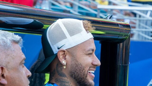Neymar in Brazil shirt at the 2026 World Cup