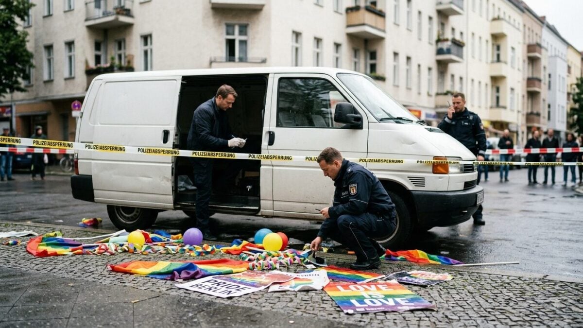 Berlin Pride van attack leaves one dead as police kill suspect in suspected Islamist assault