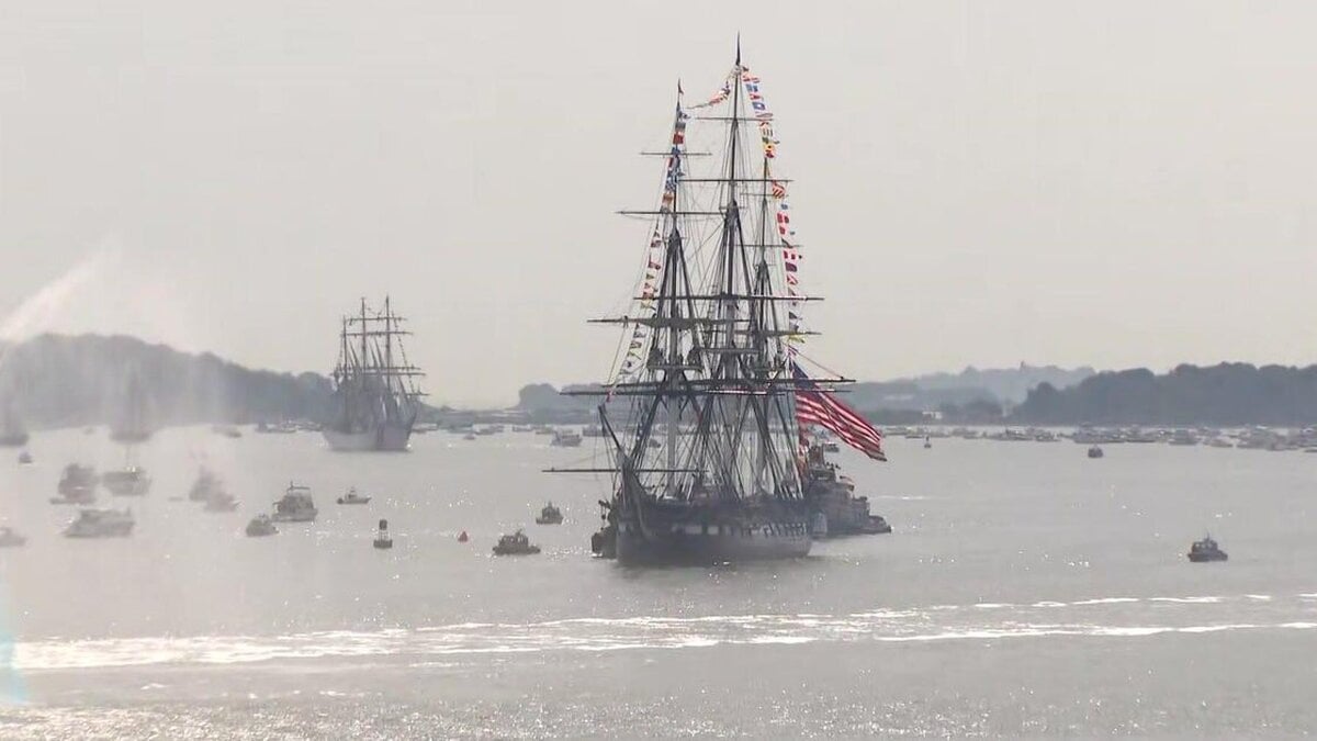 Boston's Logan Airport Grinds to a Halt as Spectacular Tall Ships Arrive