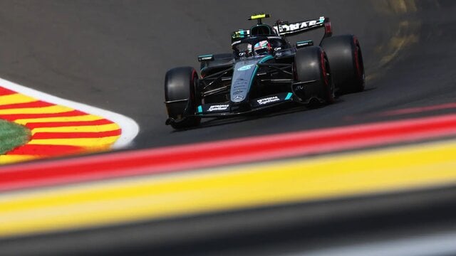 F1 qualifying time: Antonelli fastest as Hamilton crashes in Spa