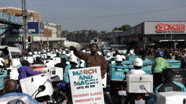 March and March anti-migrant protest — bar manager loses job in South Africa