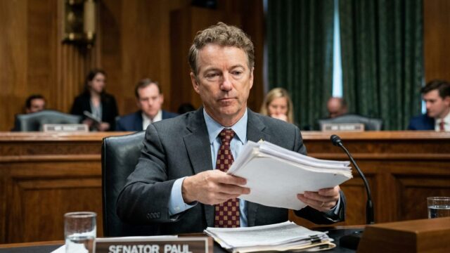 Paul Unveils Fauci’s Diaries Before Tense Senate Hearing