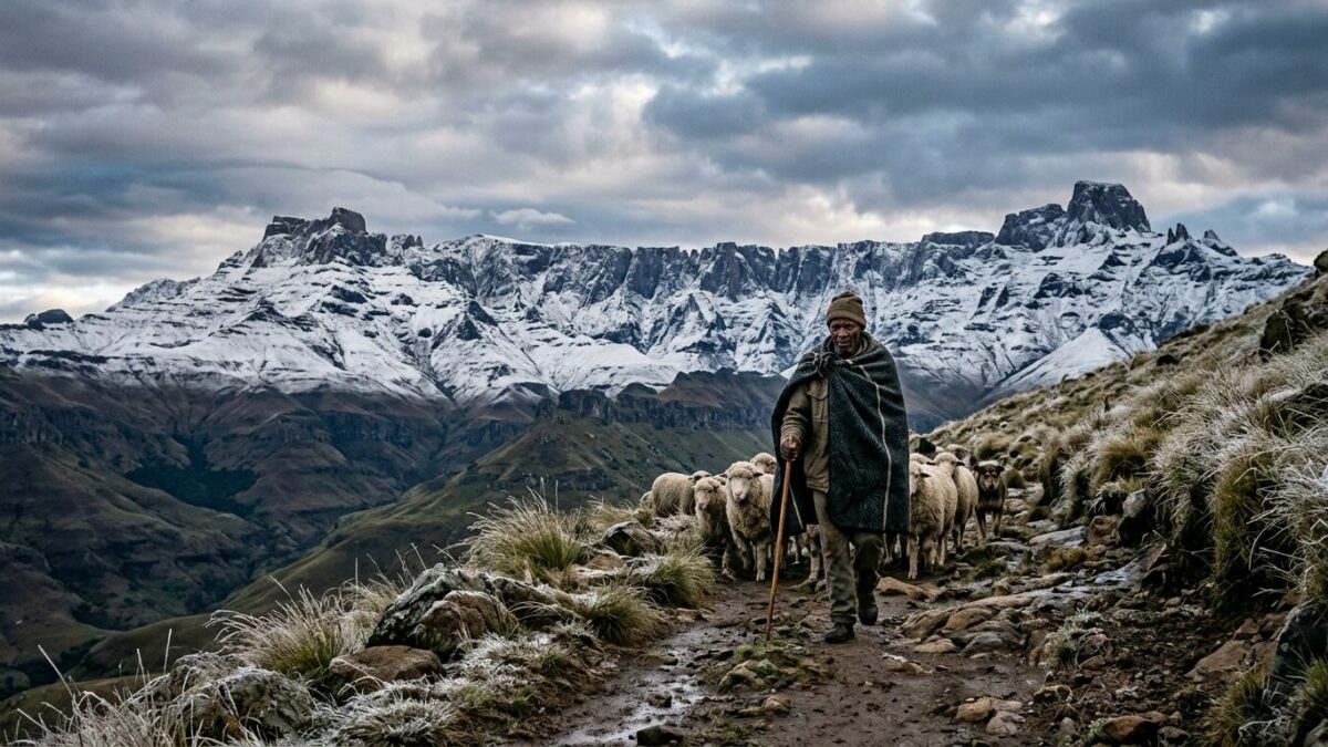 South Africa braces for frosty start, snowfall in eastern highlands, and coastal wind warning