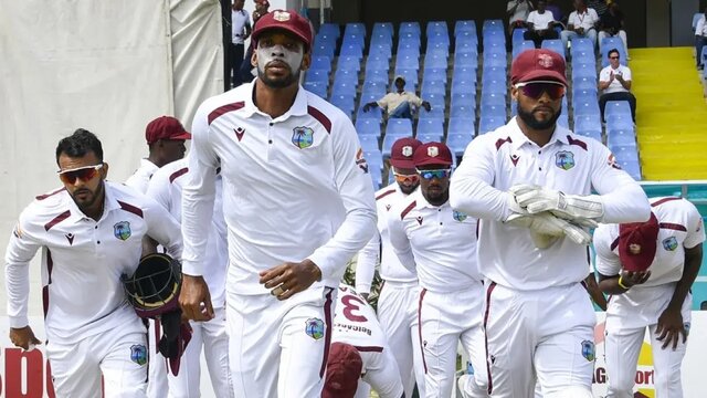 wi vs pak: West Indies Lead by 155 After Day 3 Fightback