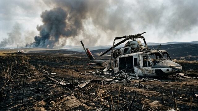 Australian firefighting helicopters collide west of Athens, killing two crew members