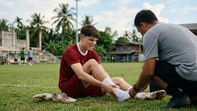 bg pathum united vs aston villa: Garnacho injured in Thailand