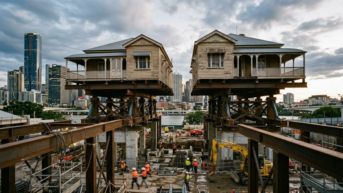 Brisbane home lift turns heritage rule into childcare overhaul