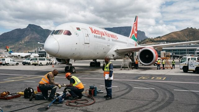 Cape Town Airport Reopens After Disabled Kenya Airways Jet Blocks Main Runway