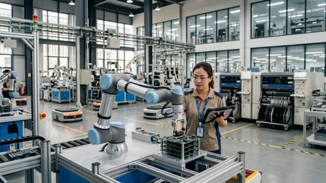 China’s Industrial Robot Surge Fuels Global Tech Race