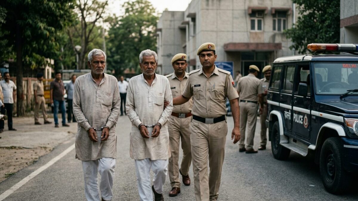 Elderly Delhi father and friend held after son with schizophrenia found dead in container