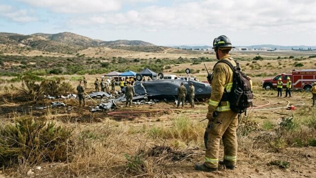 F-35B Crashes Near Miramar Air Base in California, Pilot Ejects Safely