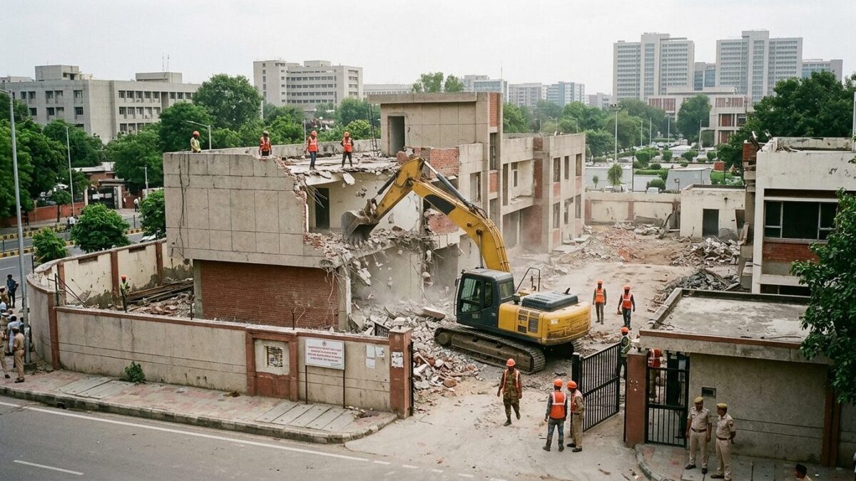 India Demolishes Pakistan Embassy Structures in New Delhi Escalation