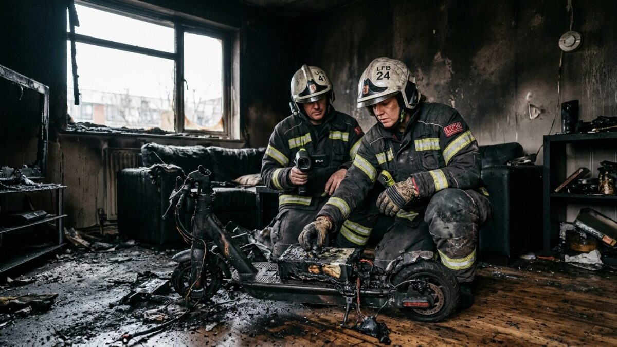 Lithium battery fire sparks warning after e-scooter blaze tears through Derby home