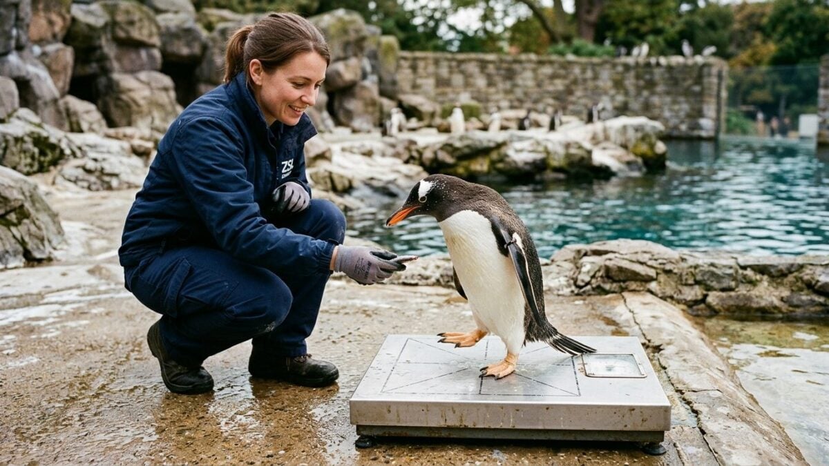 London Zoo's Annual Health Check: 400 Animals Step on the Scales