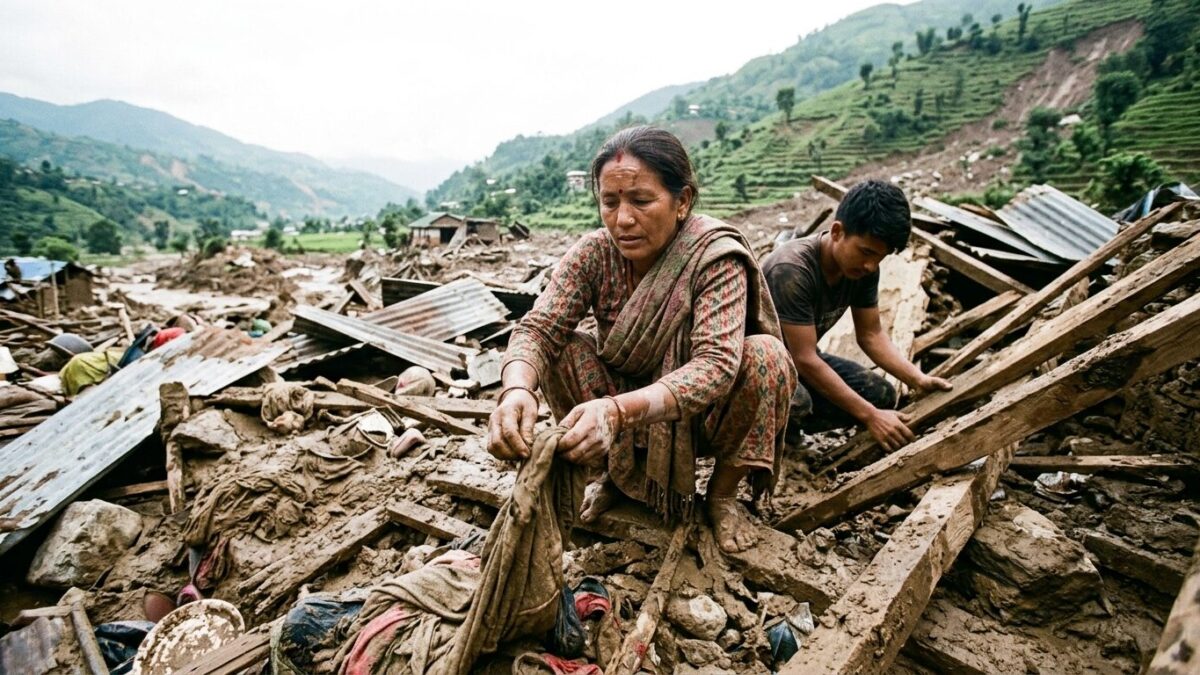 Nepal flood survivors return to shattered homes as bodies keep washing ashore