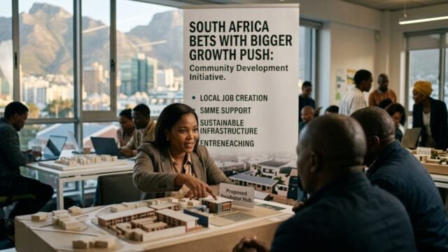 South Africa Bets on a Bigger Growth Push as Government, Business Sketch 5% Target