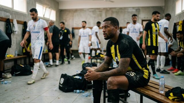 al-shamal vs al-ittihad ends 1-1 after late Wijnaldum goal