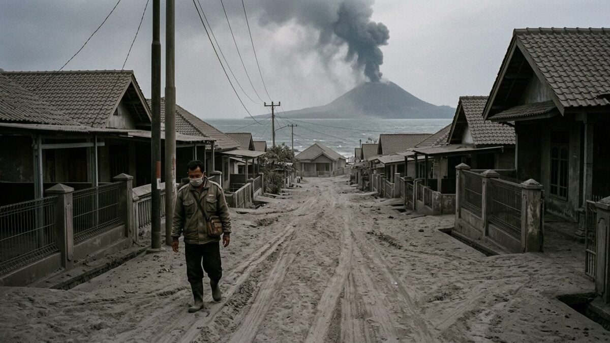Anak Krakatau Erupts: Volcanic Ash Blankets Five Provinces