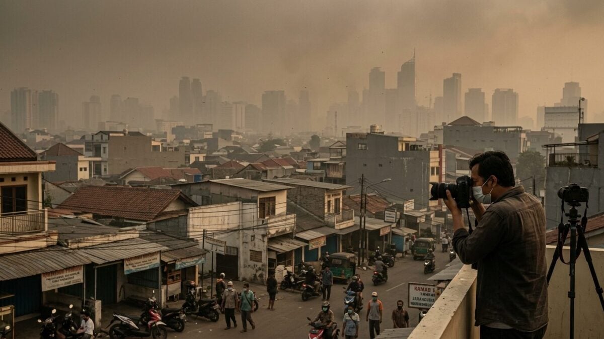 Jakarta Air Quality Hits Unhealthy Levels After Volcanic Ash Spread