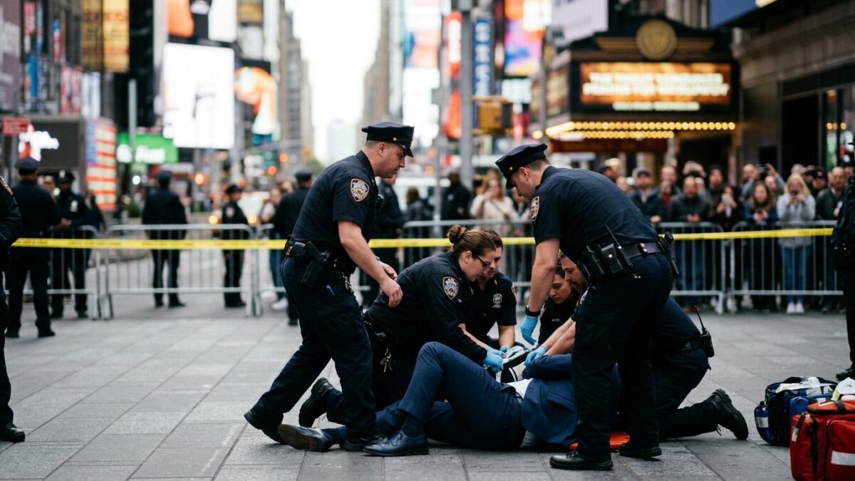 Bank of America vice president fatally stabbed in Times Square attack that police said appeared random