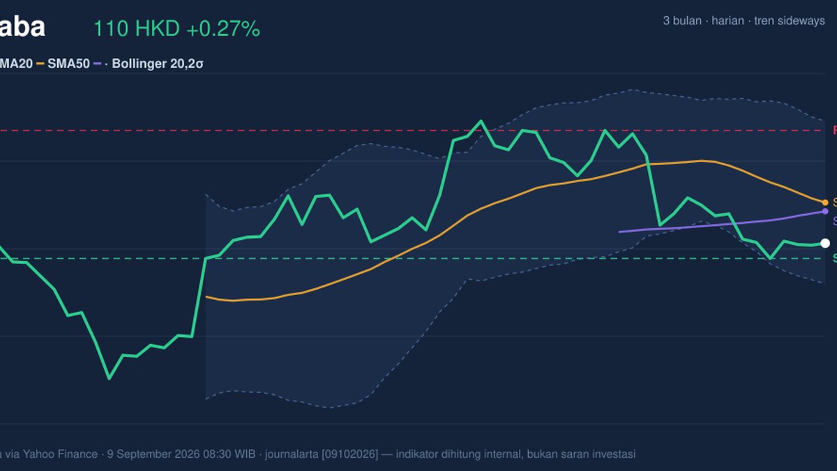 Alibaba Stock Gains 0.27% Today, Momentum Weakens