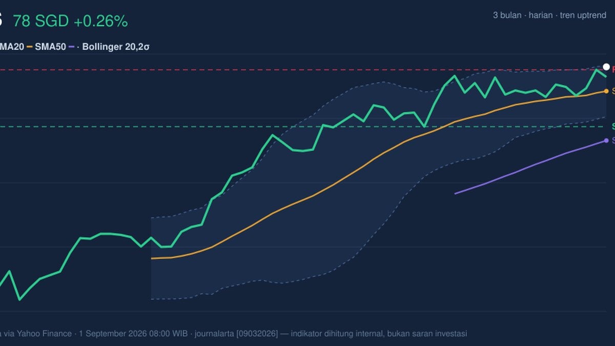 DBS Stock Gains 0.26% Today, Testing Key Resistance