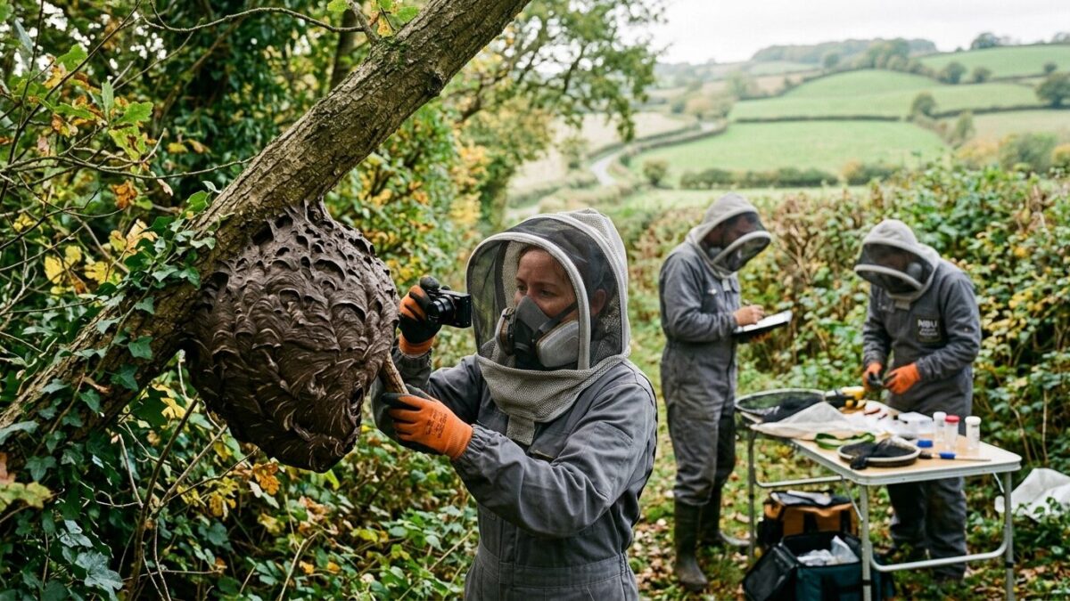 First Asian hornet nest found in Somerset as UK teams race to stop spread