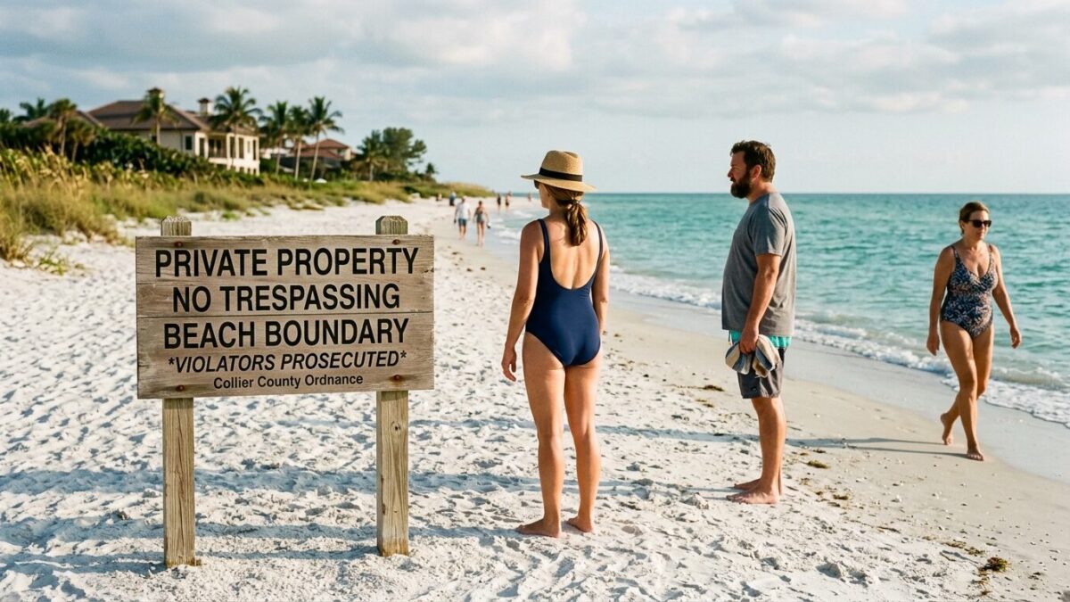 Florida’s 30A beaches become flashpoint over who can claim the sand