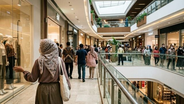 Jakarta Malls Stay Open Despite Mount Anak Krakatau Volcanic Ash