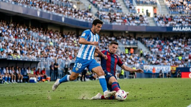 málaga vs levante: Levante menang 1-0 di La Rosaleda