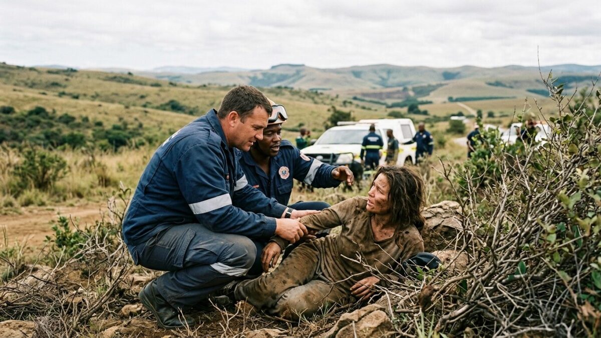 South African responders find woman alive after reports of dumped body in KwaZulu-Natal