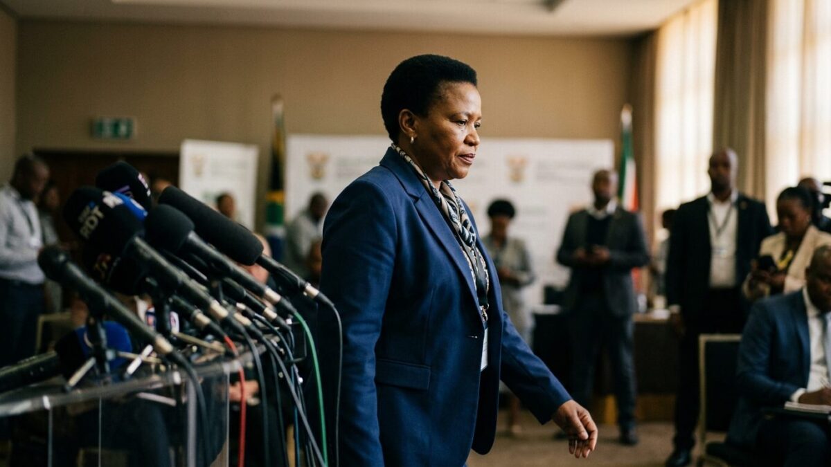 South Africa’s water minister faces backlash after swearing at disabled resident, says nothing publicly
