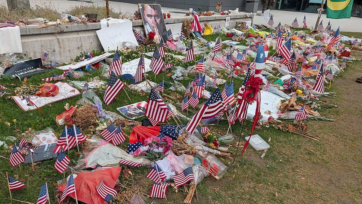 Memorial at Utah Valley University marks one year since Charlie Kirk’s killing, drawing a campus divide