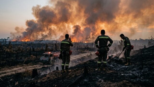 Wildfires Devour Over 3,400 Hectares in Indonesia's Kapuas Region
