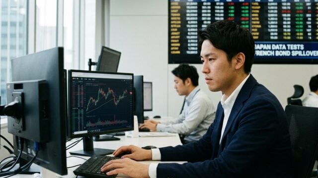 BTC USD in Focus as Japan Data Tests French Bond Spillover