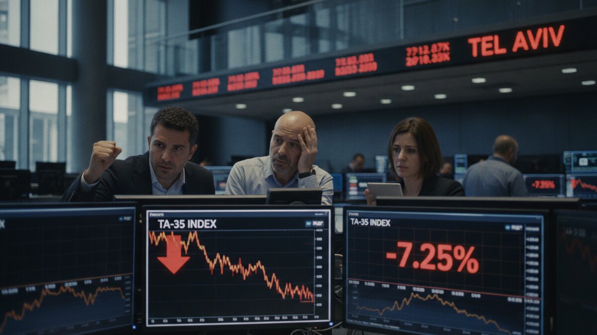 Israel’s stock market drops as election leaves power unclear