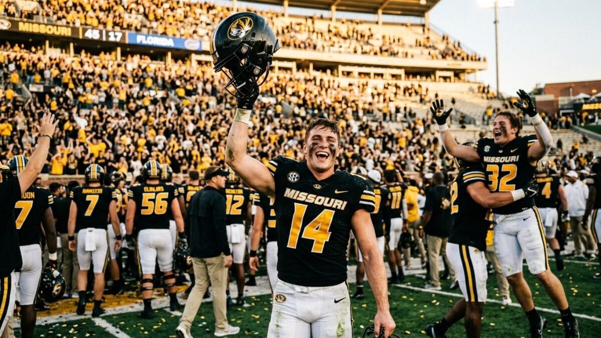 Missouri Climbs to No. 14 After 45-17 Win Over Florida