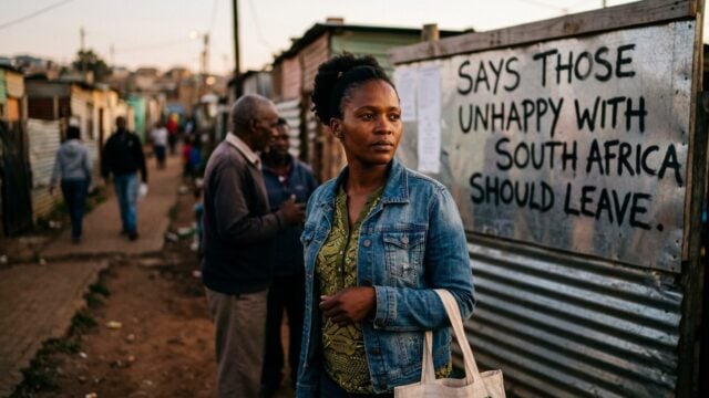 Ntshavheni Dismisses Persecution Complaints, Says Those Unhappy with South Africa Should Leave