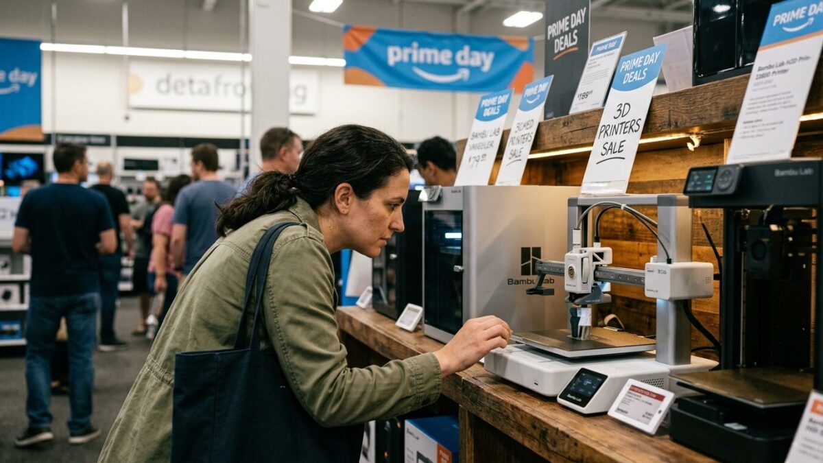 Prime Day 3D Printer Deals Include Up to $250 Off Bambu Lab H2D
