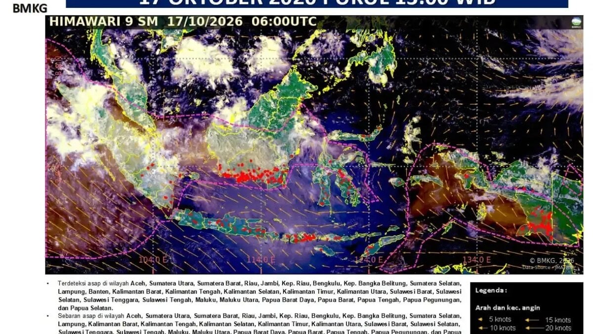 Jakarta Smoke Drifts West, but Air Quality Remains Unhealthy