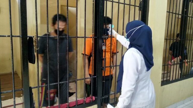 Tim Urkes Polres Bangka Barat Adakan Pemeriksaan Kesehatan