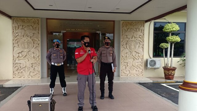 Sat Reskrim Polres Bangka Barat Instruksi Personel Disiplinkan Protokol Kesehatan