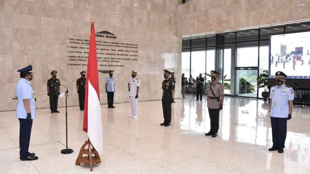 Panglima TNI Pimpin Upacara Penutupan Pendidikan Reguler Sesko TNI Angkatan XLVII  TA. 2020