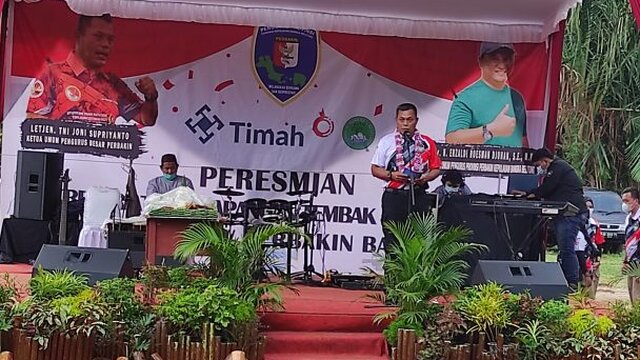 Ketua Umum PB Perbakin Resmikan Kantor Kesekretariatan Dan Lapangan Tembak Perbakin Babel