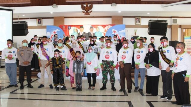 Kasrem 045/Gaya Wakili Danrem Hadiri Peringatan Hari Anak Nasional Provinsi Babel