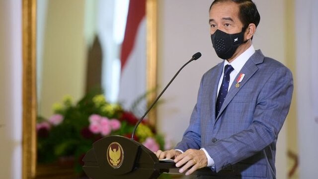 Melalui Siaran Virtual Presiden Joko Widodo Umumkan Reshuffle Menteri di Istana