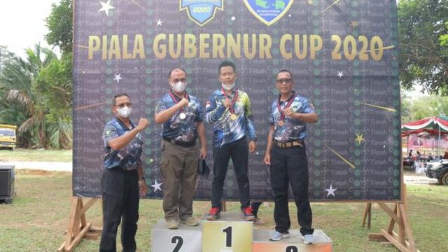 Danrem 045/Gaya Hadiri Penutupan Kejuaraan Menembak Gubernur CUP 2020